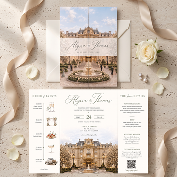 Gatefold Wedding Invitation