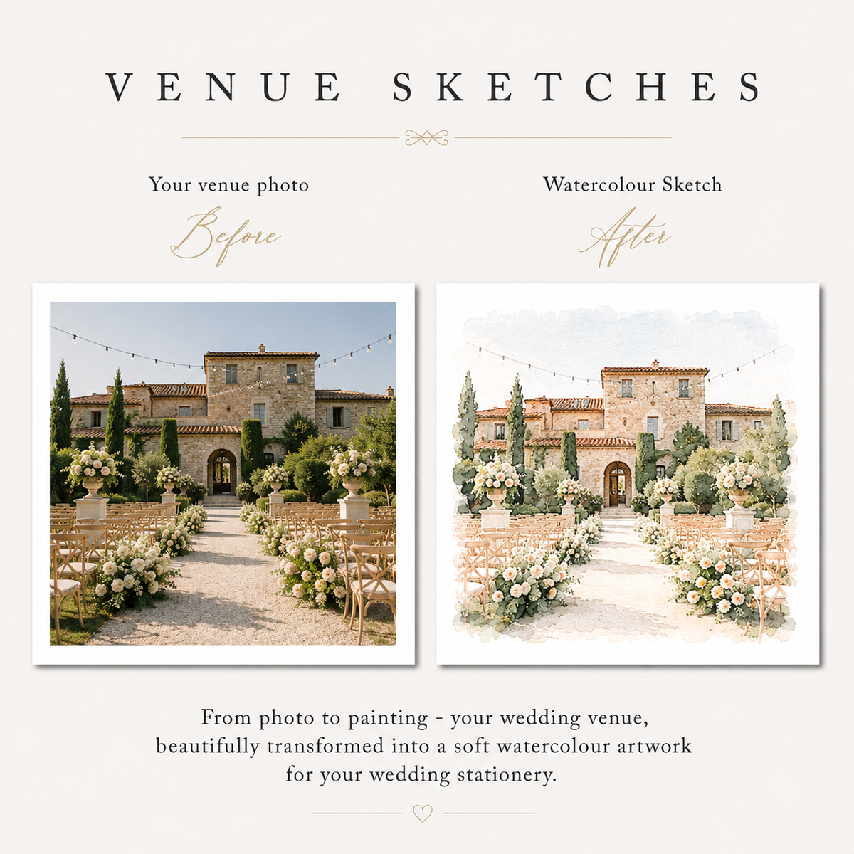 Luxury Blue Floral Wedding Invitation Suite, Personalized Destination Wedding Invitations, Custom Lake Wedding Stationery