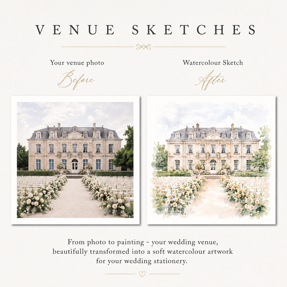 Custom Fall Wedding Invitation Suite, Personalized Barn Venue Watercolor Invitations, Rustic Autumn Wedding Stationery